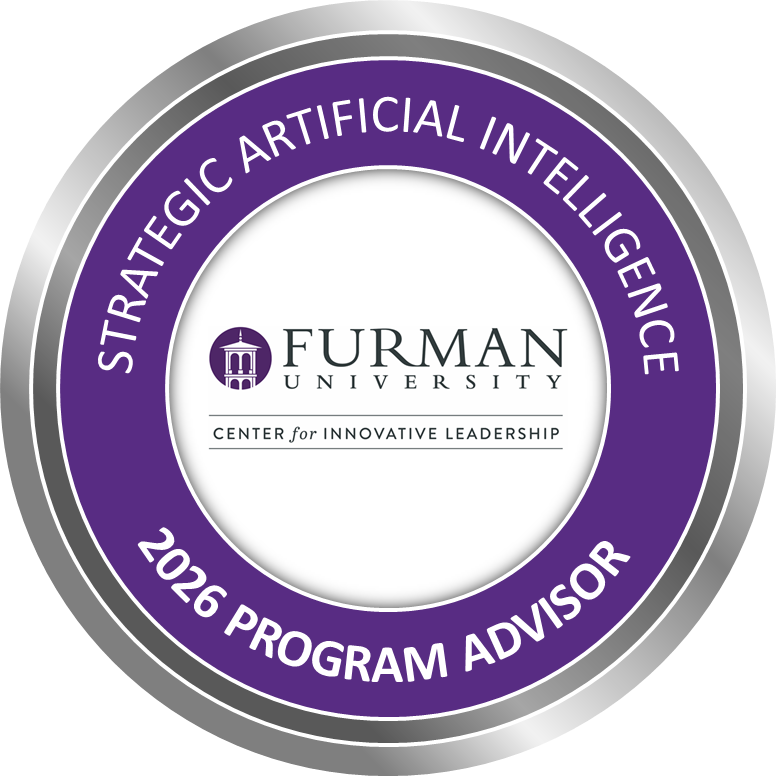 Furman University Strategic Artificial Intelligence 2026 Program Advisor badge